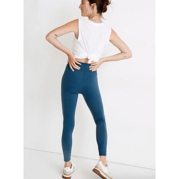 ✨Madewell MWL Form High-Rise 25" Sz Small Blue Leggings✨ - Picture 2 of 8